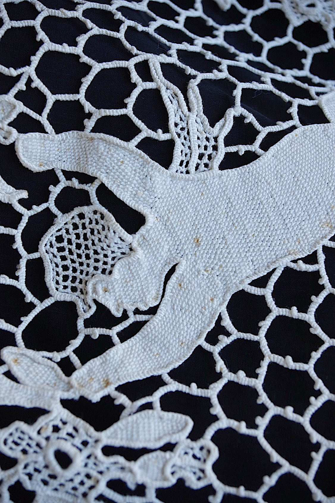 アンティークカーテン　rideau antique リネン