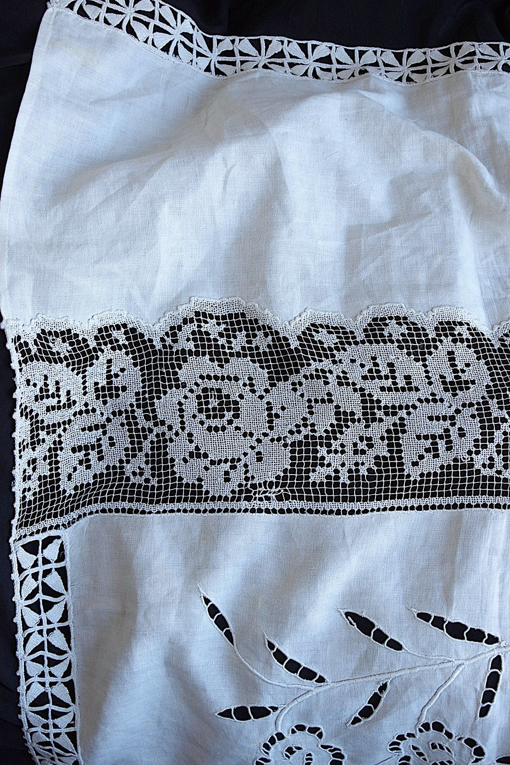 アンティークカーテン　rideau antique リネン