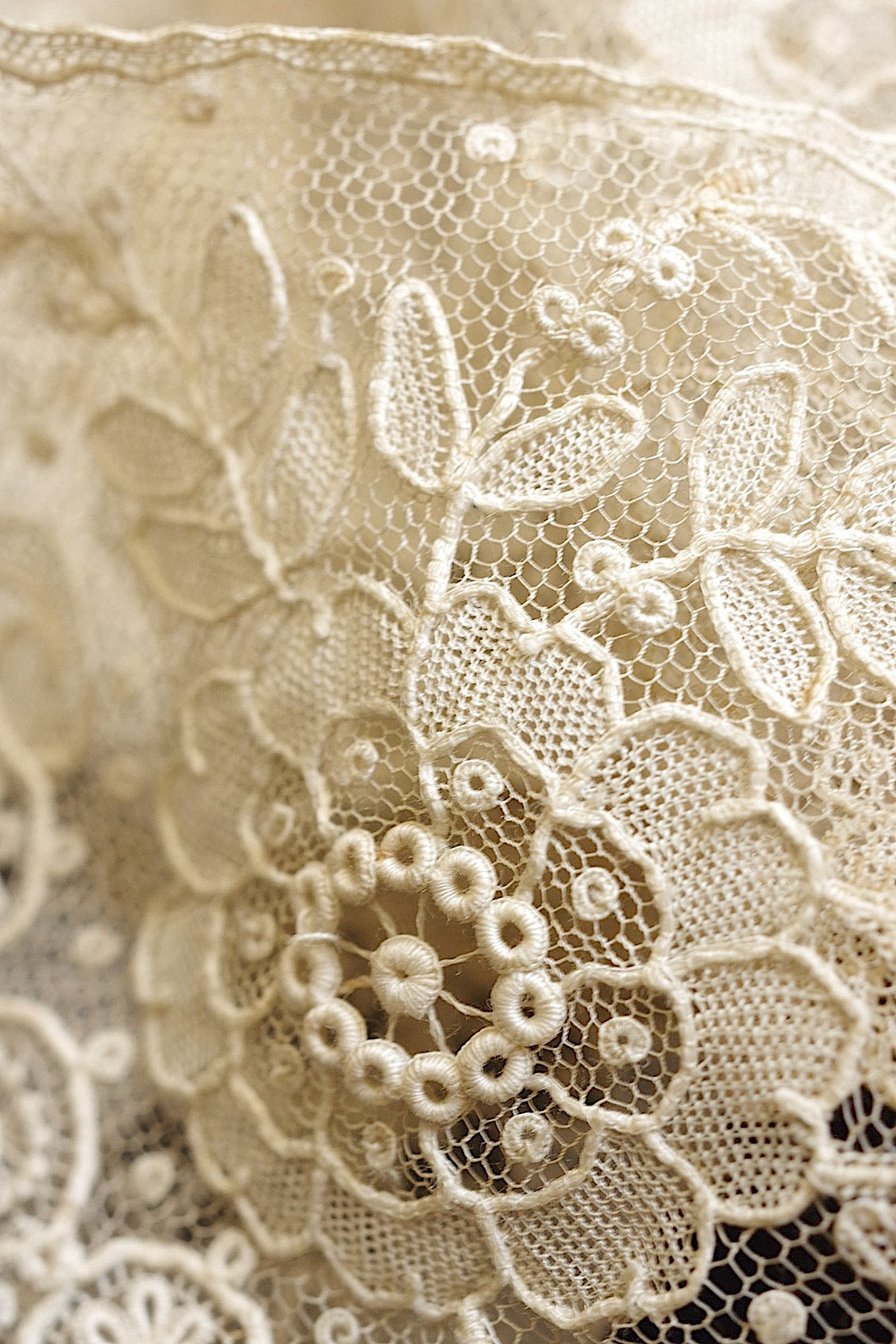 アンティークレース　dentelle ancienne ブリュクセル 220cm