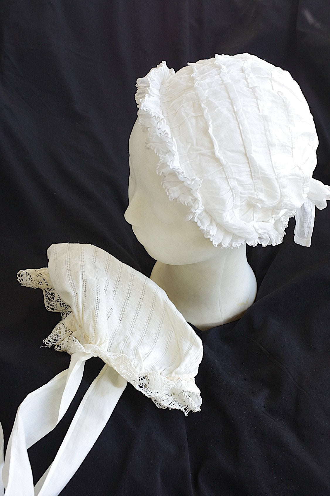 アンティークボネ　bonnet antique lots1 大人用
