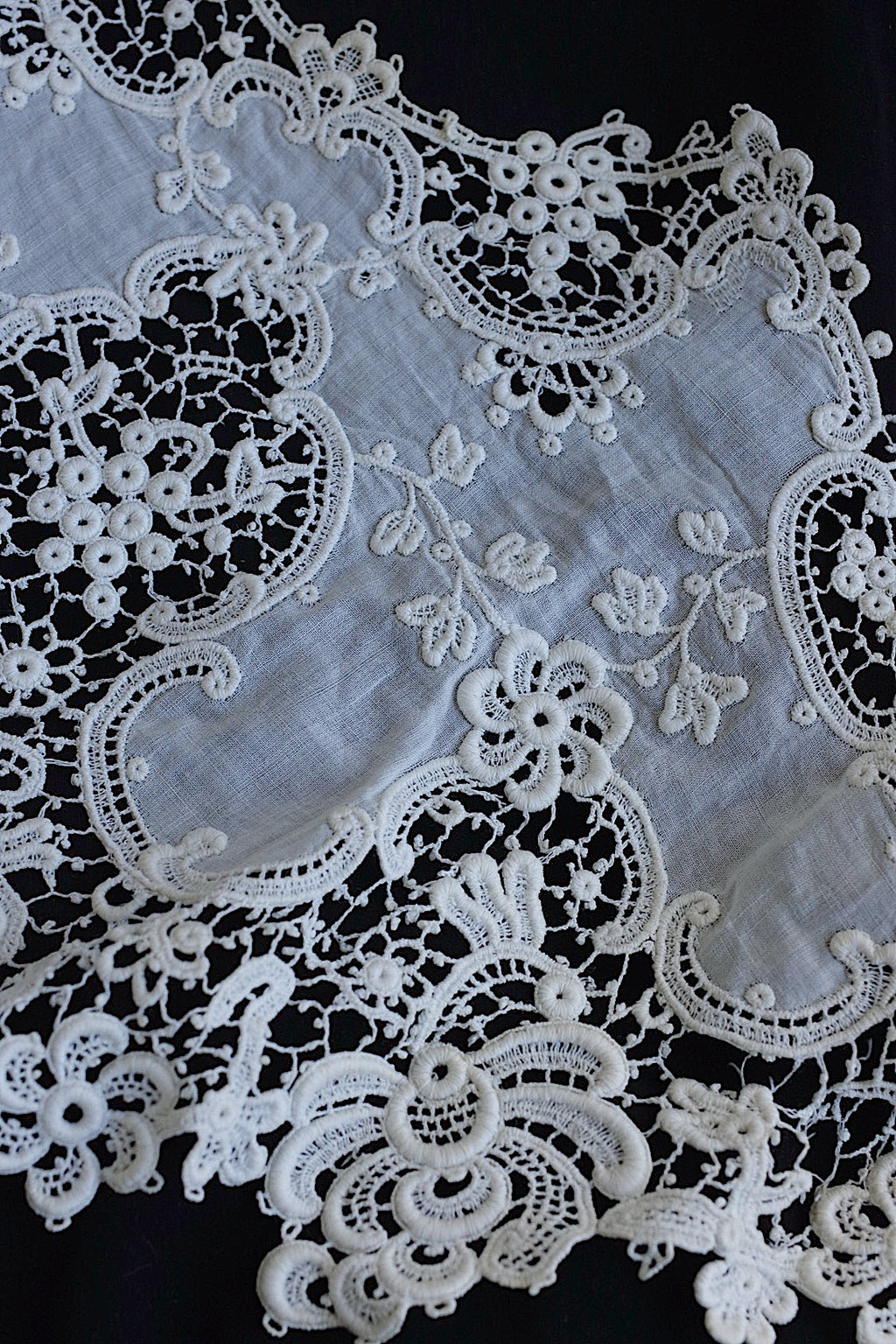 アンティークレース　dentelle ancienne 襟