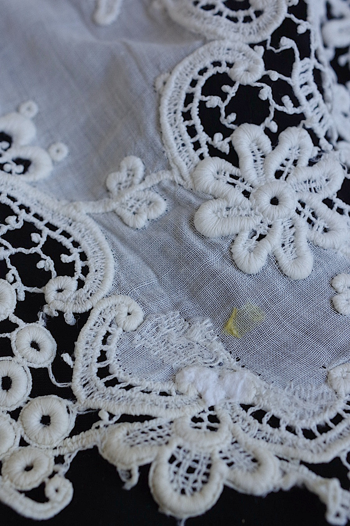 アンティークレース　dentelle ancienne 襟