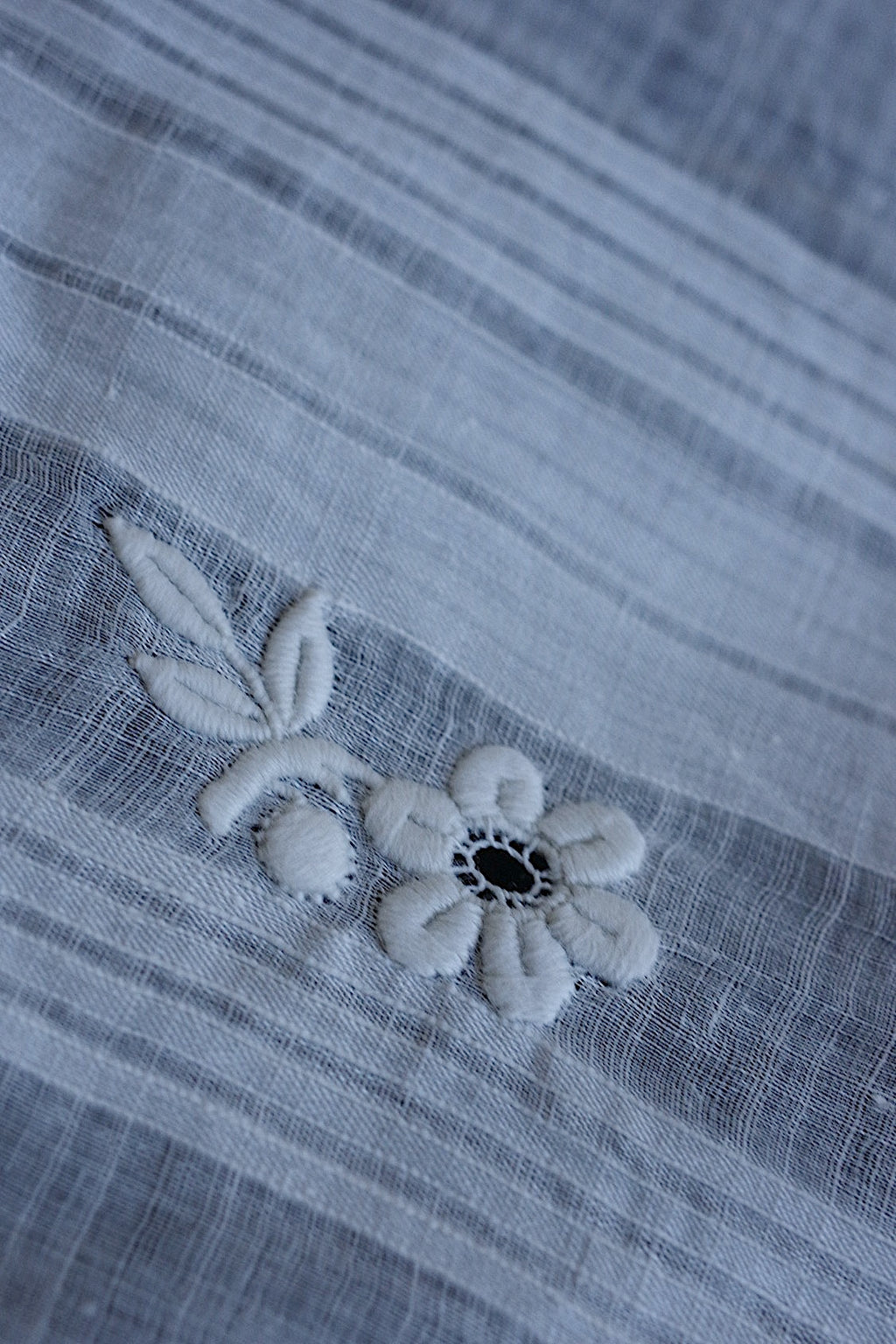 アンティークレース　mouchoir ancien 刺繍ハンカチ1