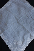 Mouchoir ancien en dentelle ancien mouchoir brodé 2