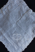 Mouchoir ancien en dentelle ancien mouchoir brodé 3