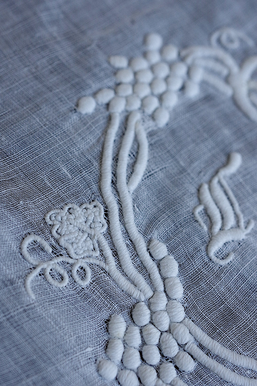 Mouchoir ancien en dentelle ancien mouchoir brodé 3