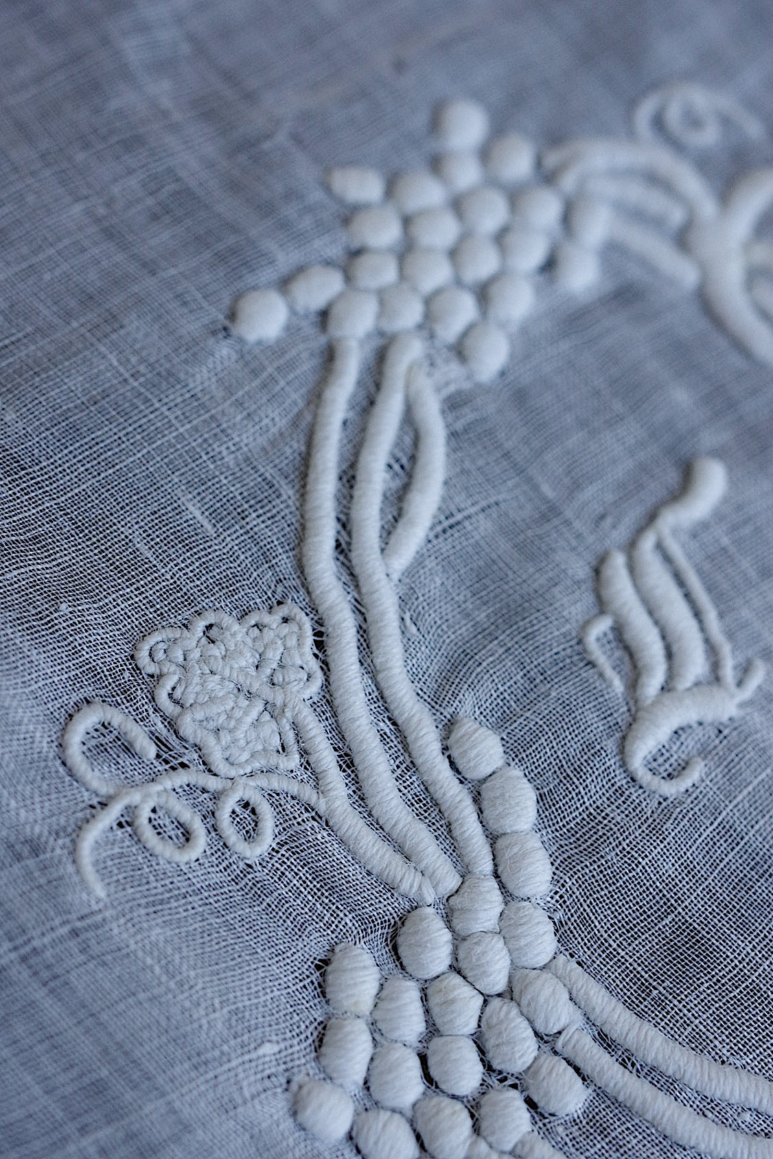 Mouchoir ancien en dentelle ancien mouchoir brodé 3