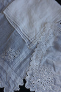 Mouchoir en dentelle antique ancien mouchoir brodé 5 lot