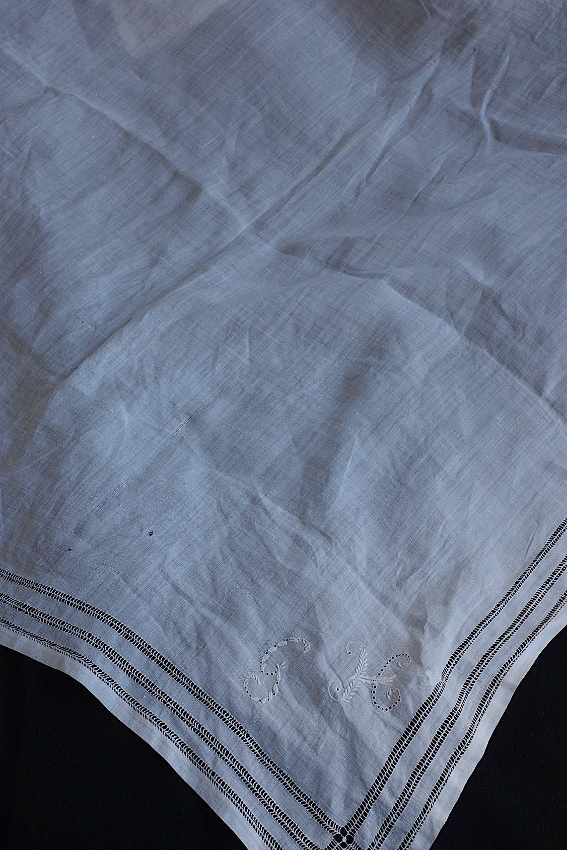 Mouchoir en dentelle antique ancien mouchoir brodé 5 lot