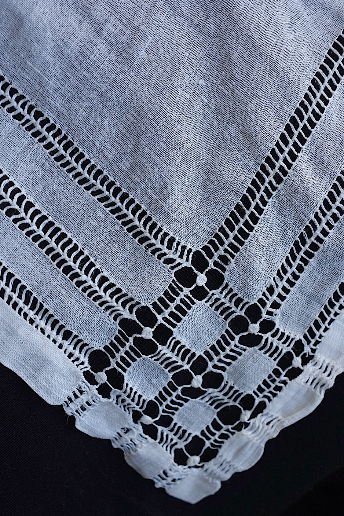 Mouchoir en dentelle antique ancien mouchoir brodé 5 lot