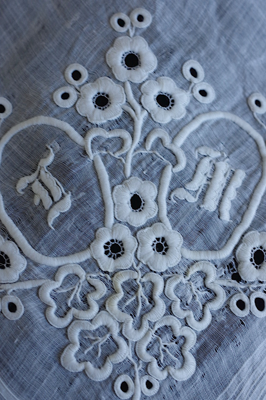 Mouchoir en dentelle antique ancien mouchoir brodé 5 lot