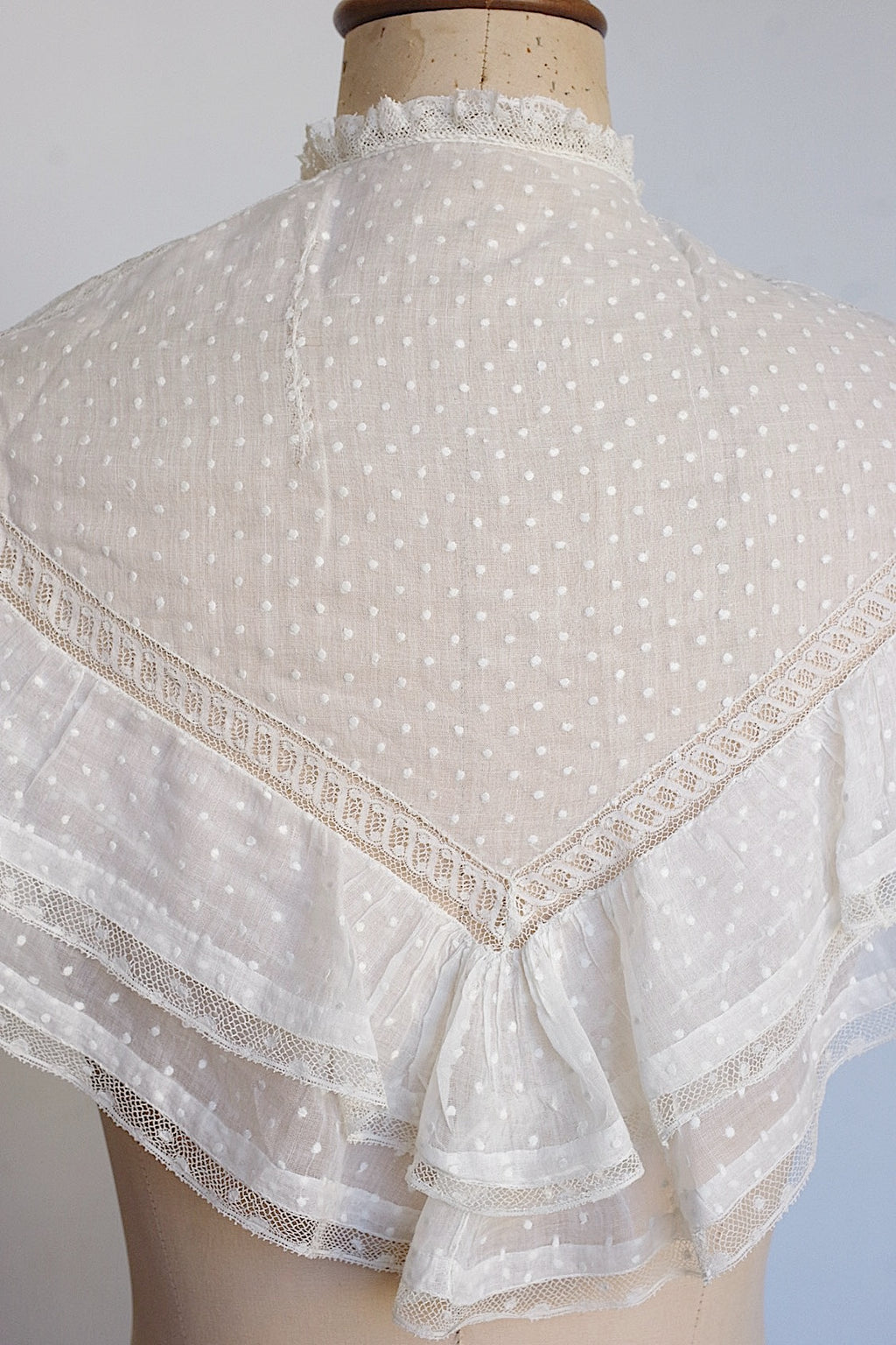 Col dentelle ancienne dentelle ancienne cape