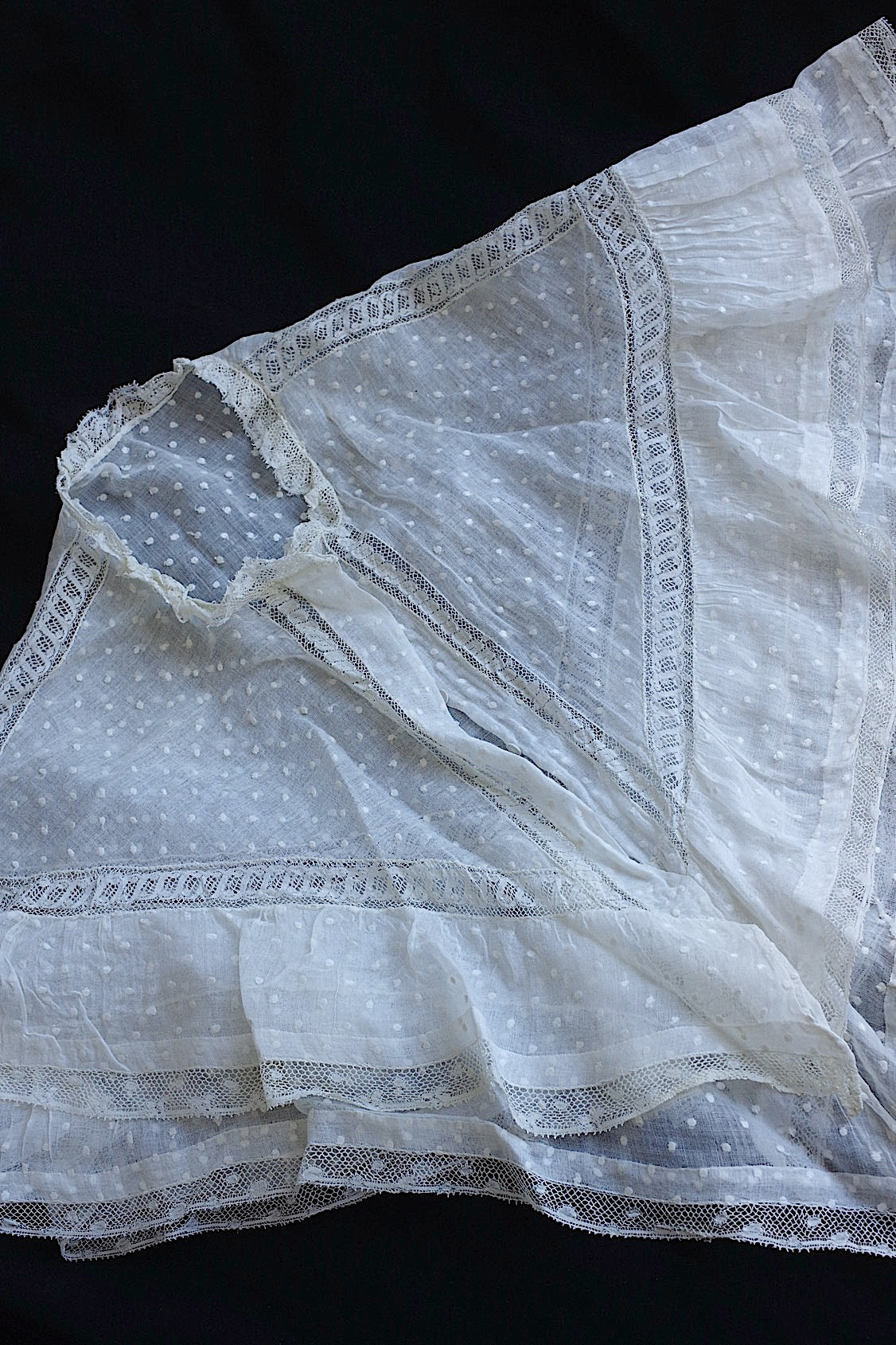 Col dentelle ancienne dentelle ancienne cape