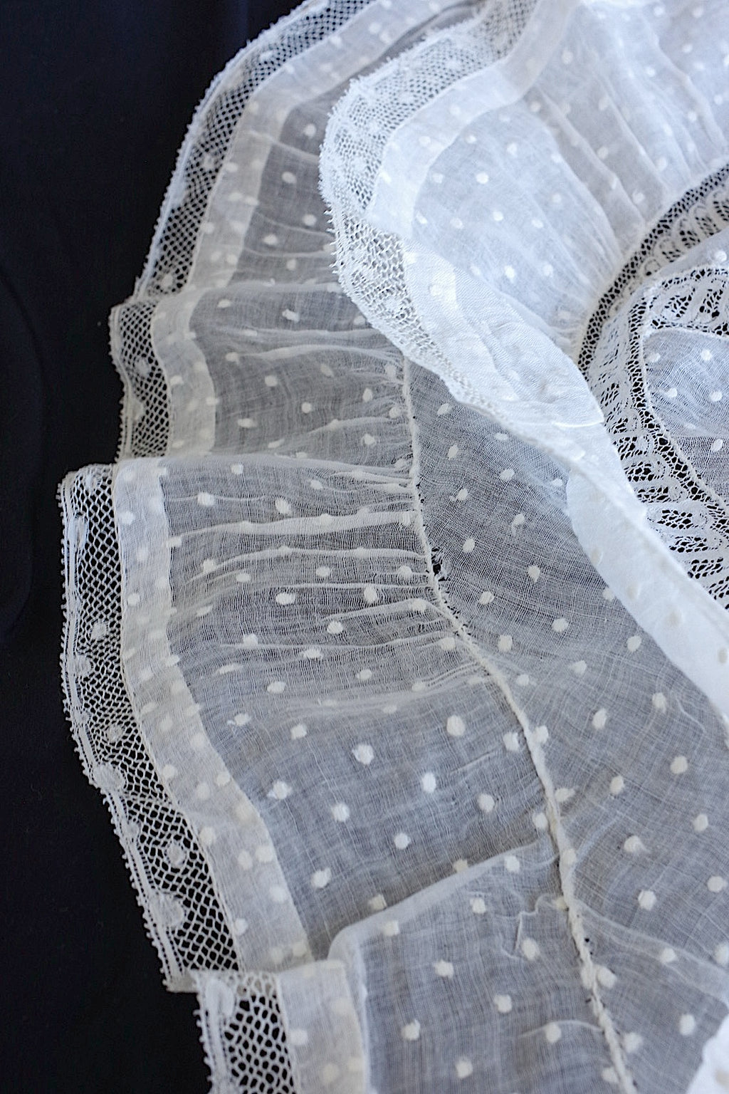 Col dentelle ancienne dentelle ancienne cape