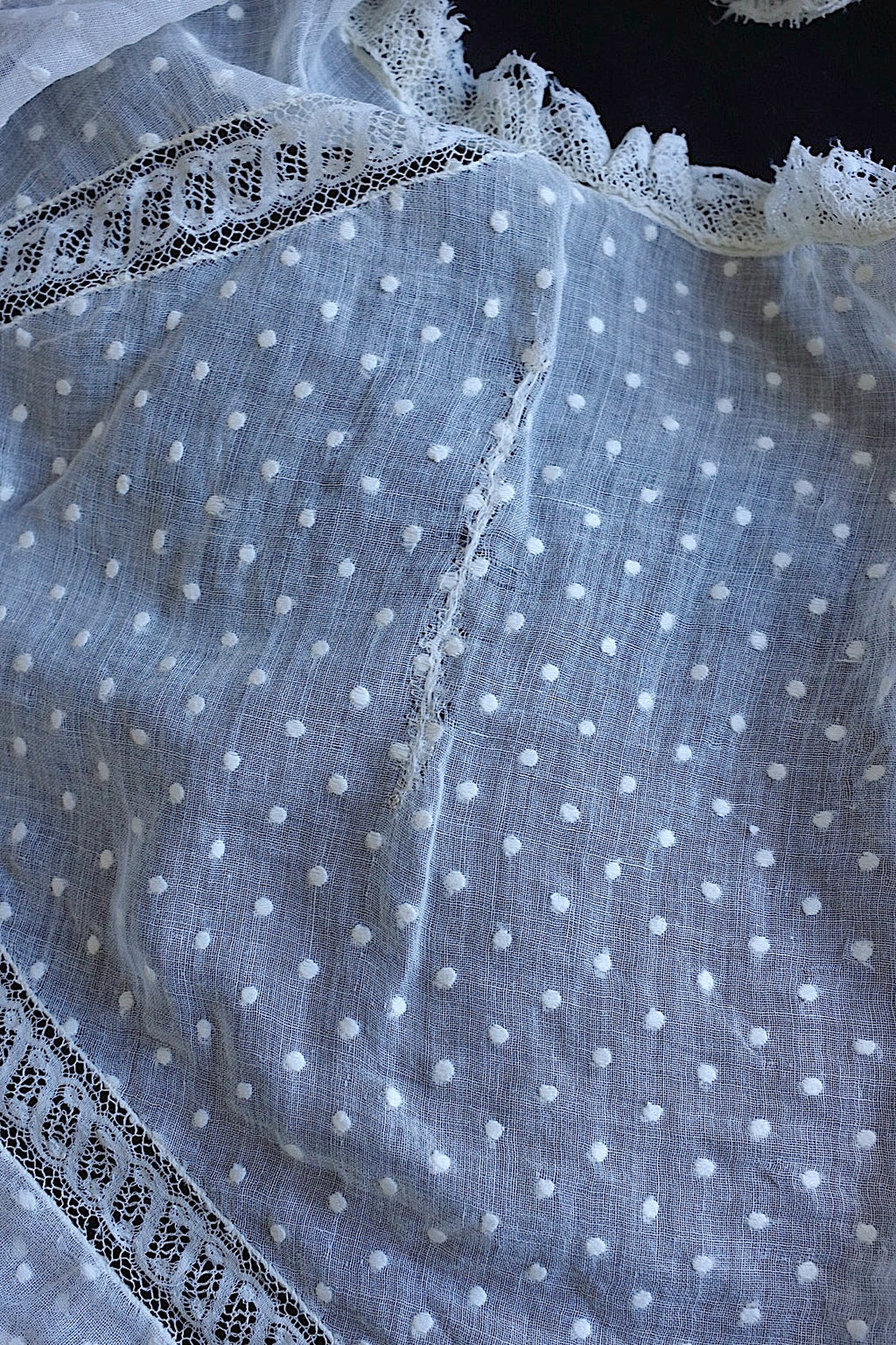 Col dentelle ancienne dentelle ancienne cape