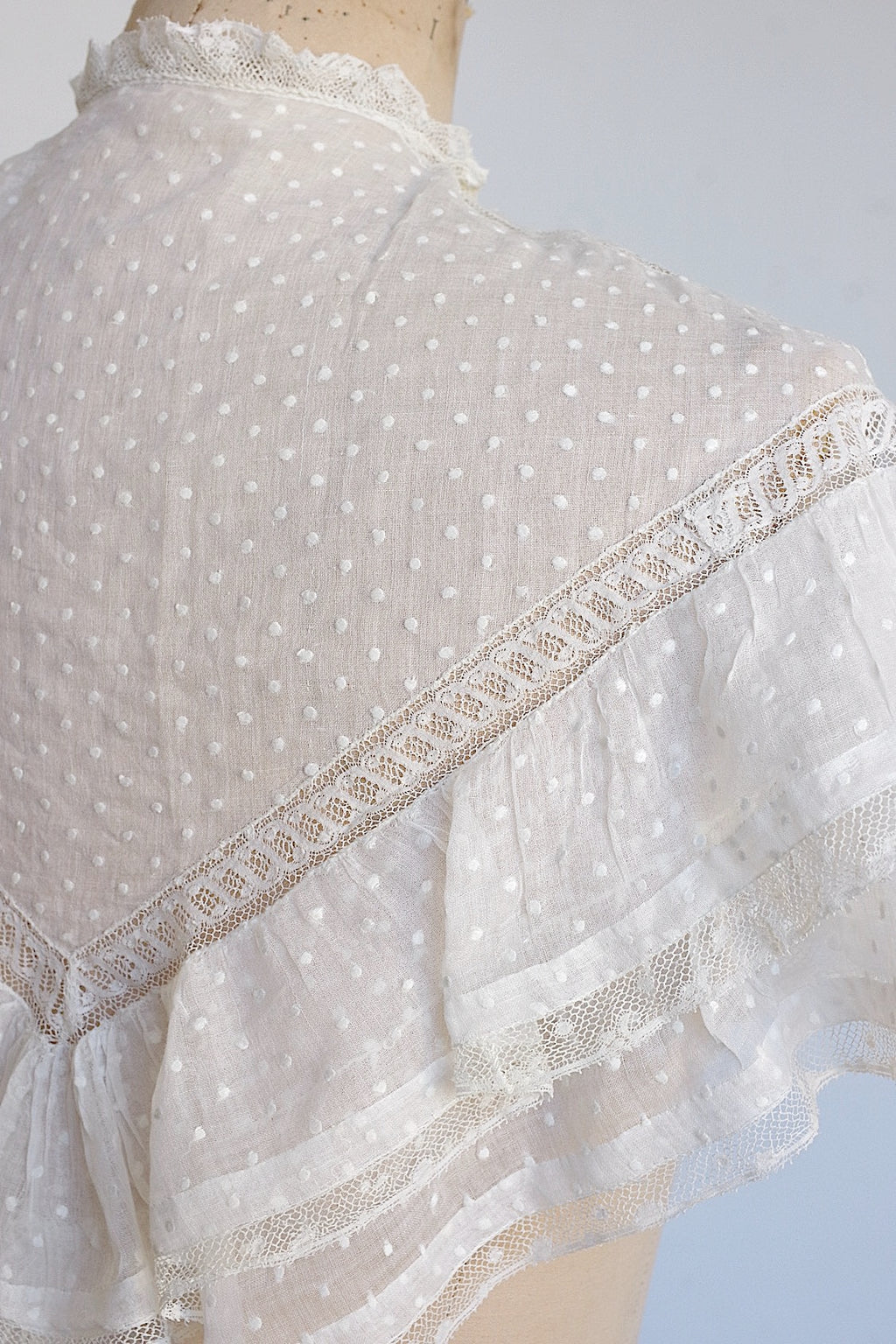 Col dentelle ancienne dentelle ancienne cape