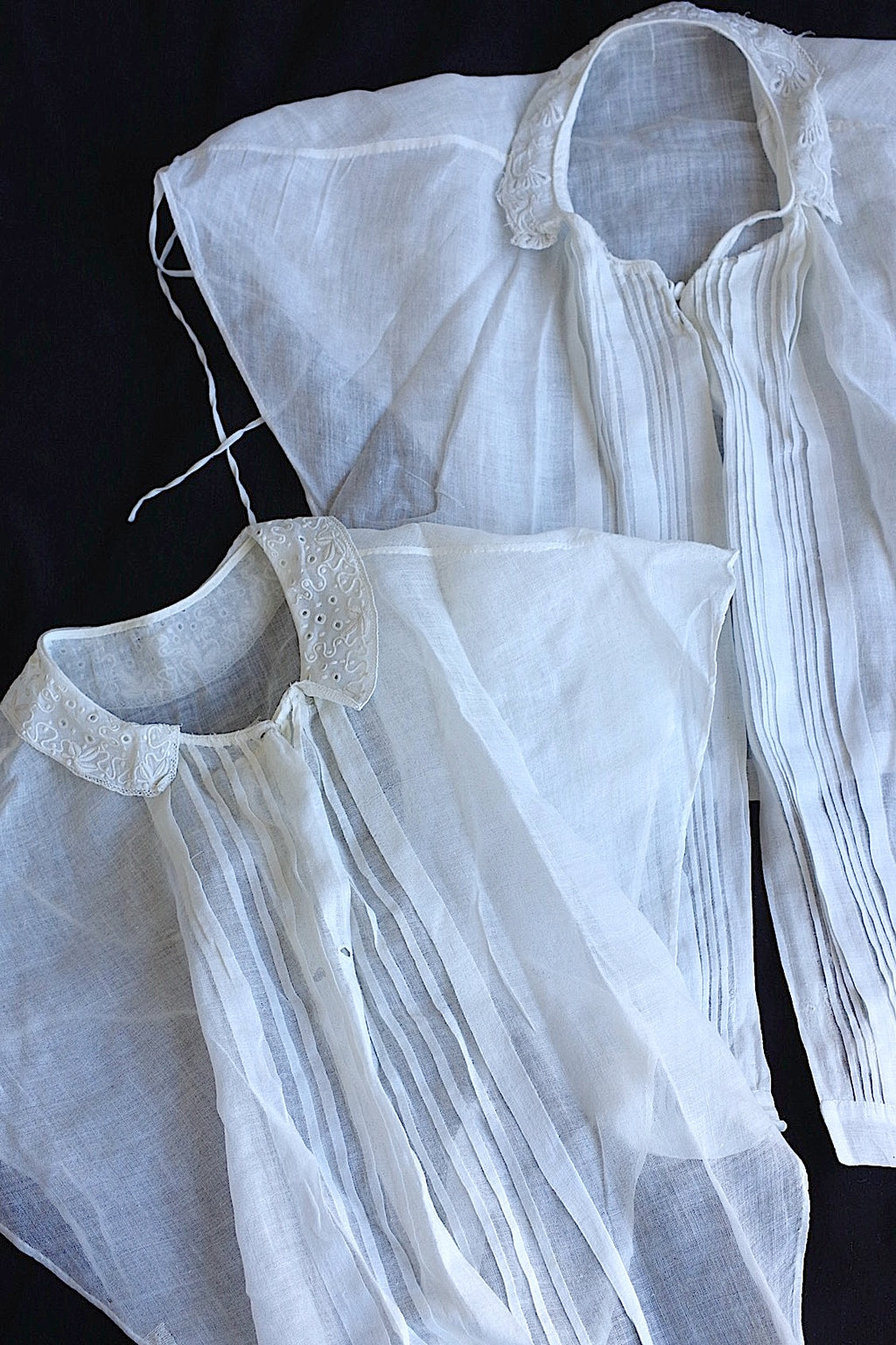 アンティークレース　plastron antique lot