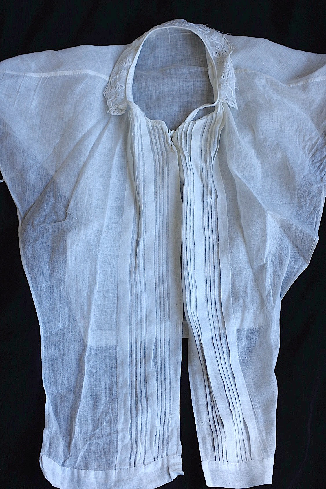 Lot antique de plastron en dentelle antique