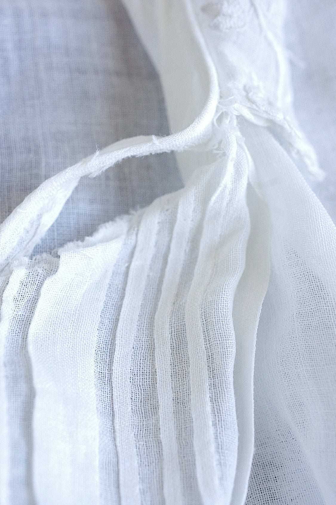 Lot antique de plastron en dentelle antique