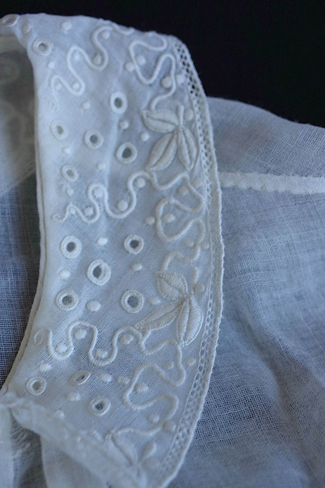 アンティークレース　plastron antique lot