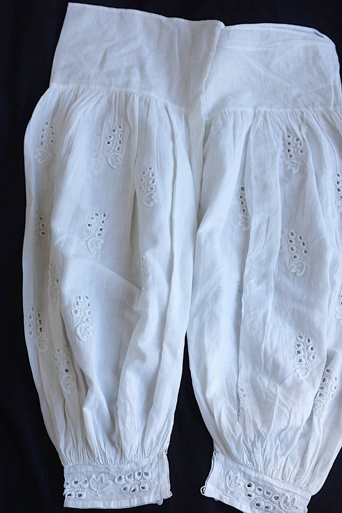 Antique lace plastron antique plastron + sleeves