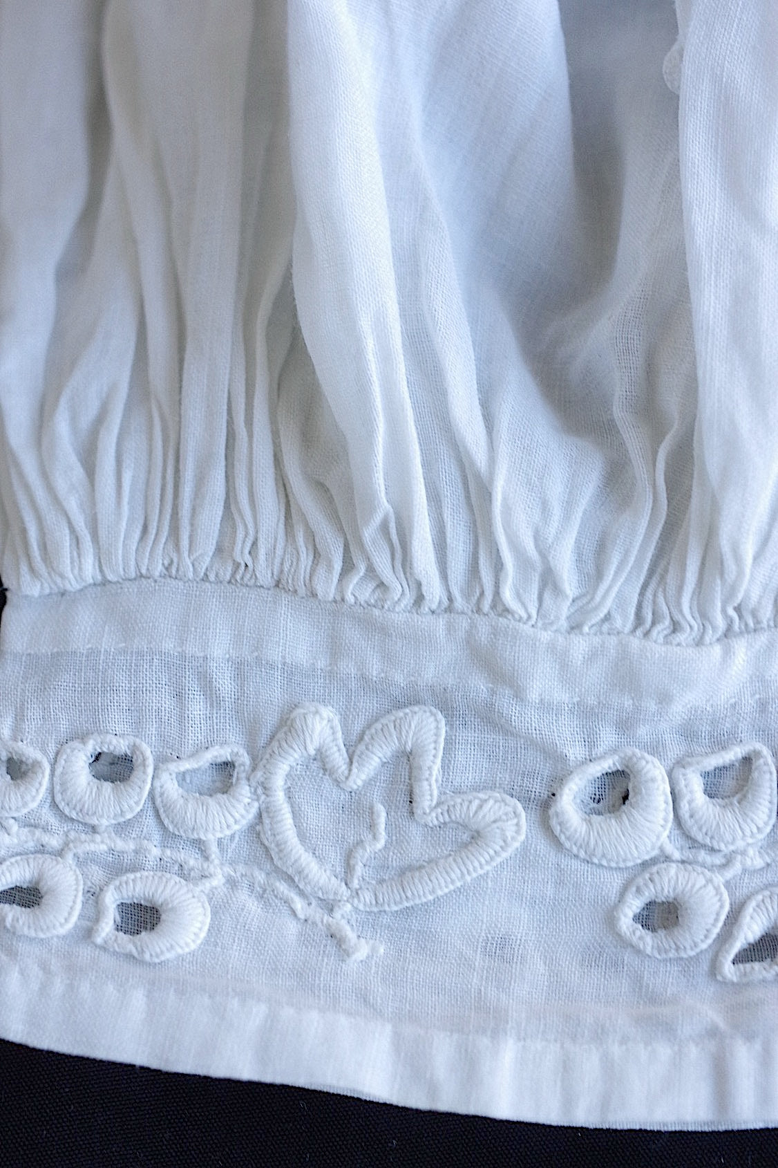 Antique lace plastron antique plastron + sleeves