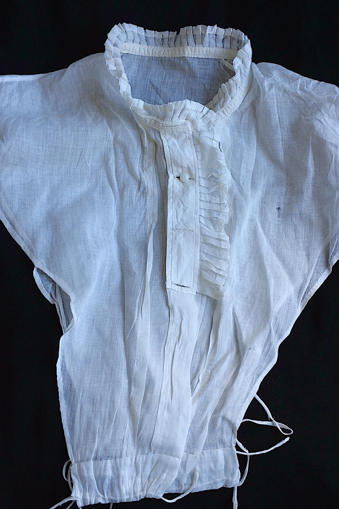 Plastron dentelle antique plastron ancien + manches