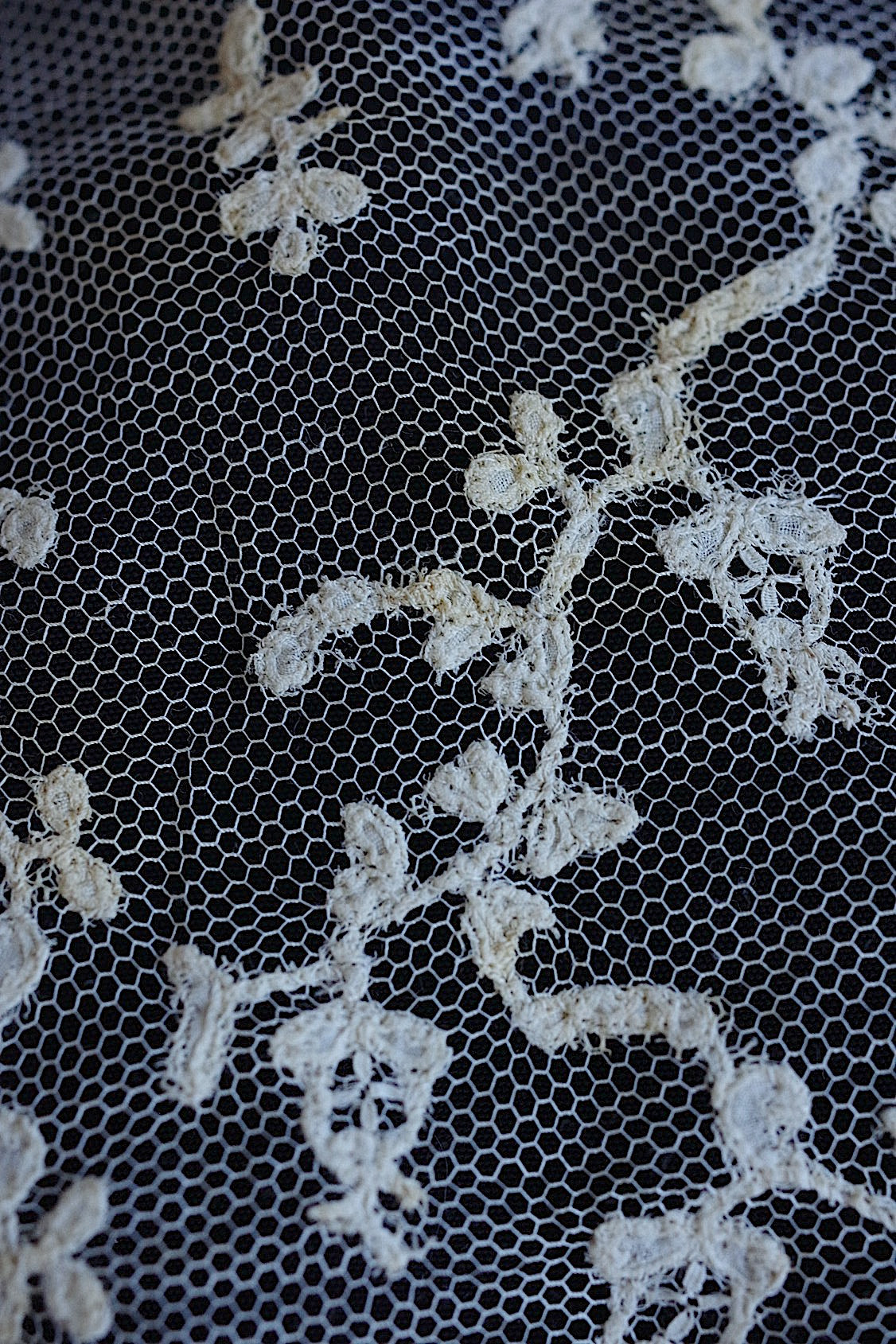 Dentelle antique, dentelle ancienne, lappet