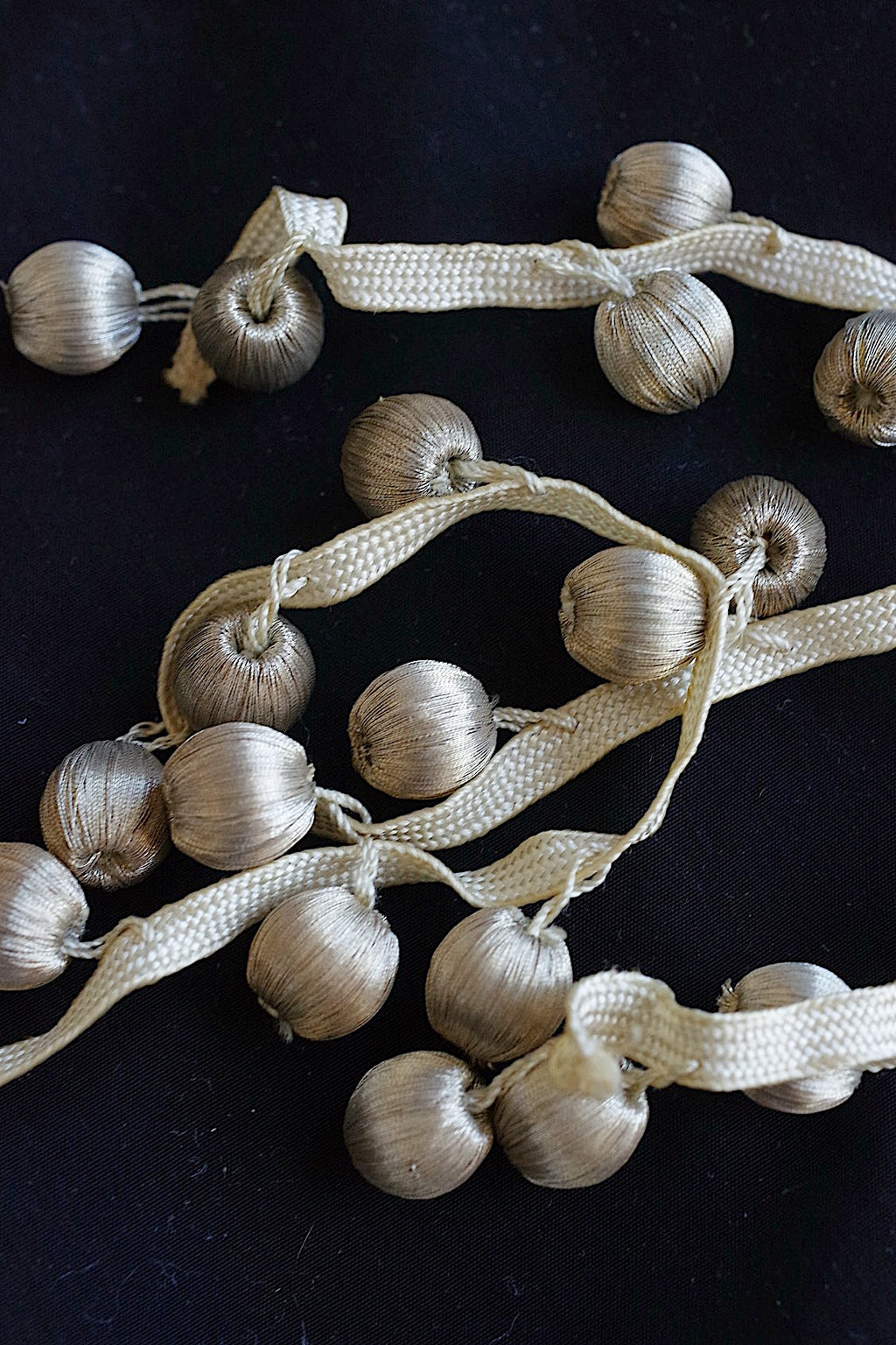 Antique lace dentelle ancienne metal lace scraps lot