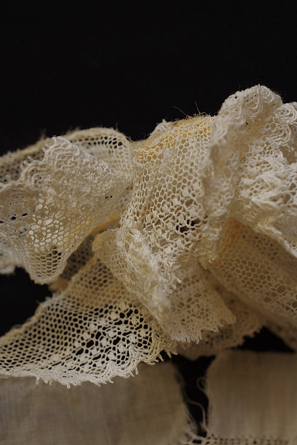 Antique lace dentelle ancienne lot material