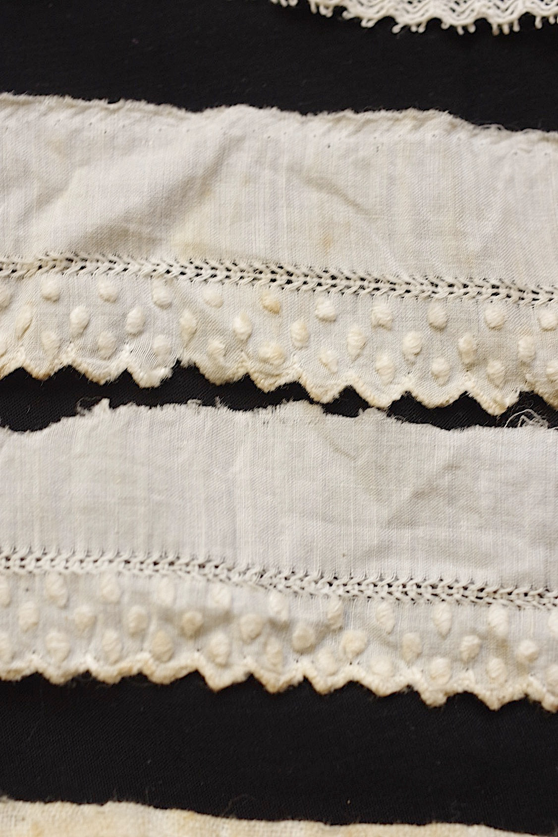 Tissu dentelle ancienne dentelle ancienne lot