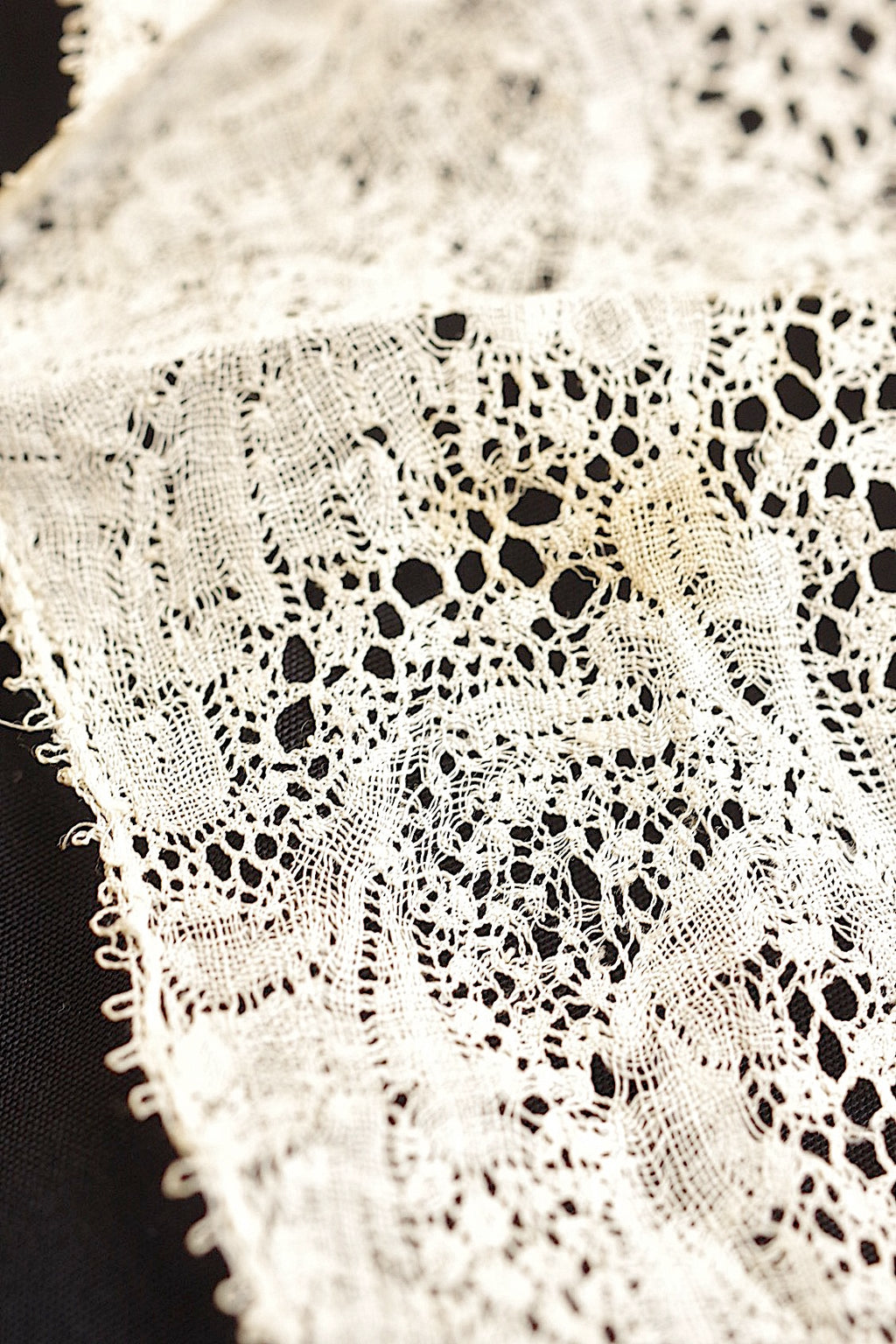 Dentelle ancienne dentelle ancienne lot 2 matière