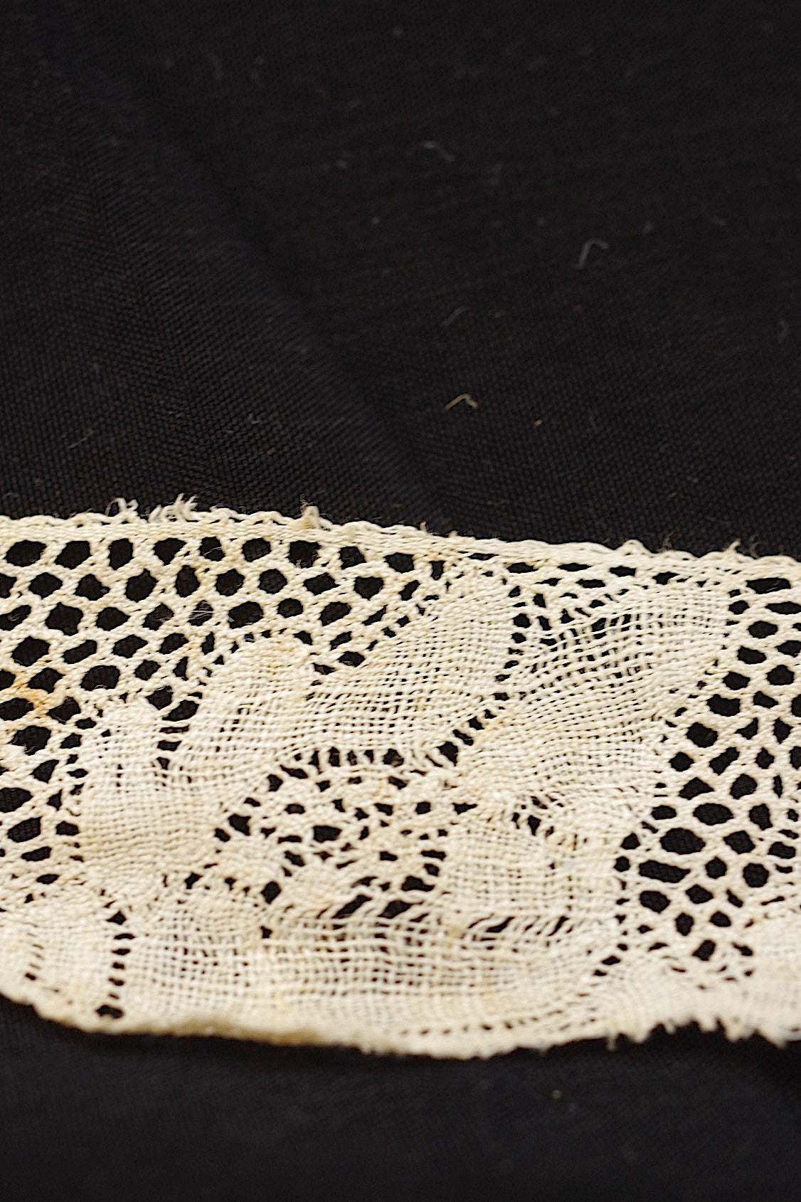 Dentelle ancienne dentelle ancienne lot 2 matière