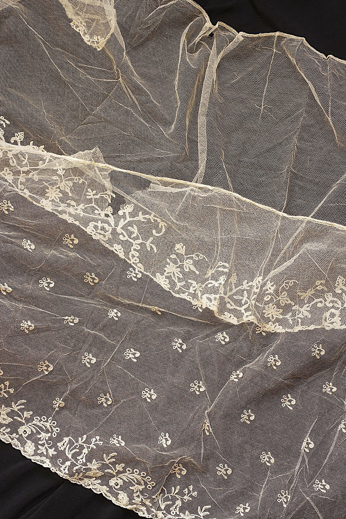 Dentelle ancienne dentelle ancienne pour voiles de tulle