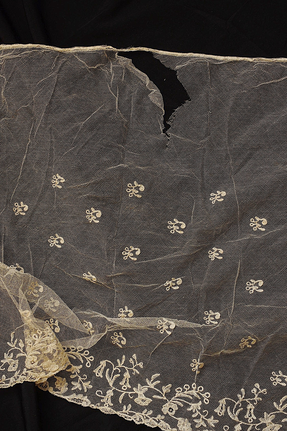 Dentelle ancienne dentelle ancienne pour voiles de tulle