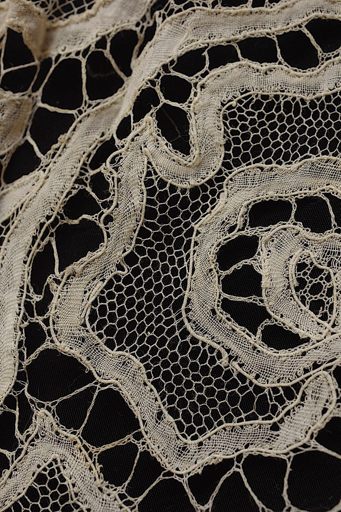 Voile dentelle dentelle ancienne tulle antique