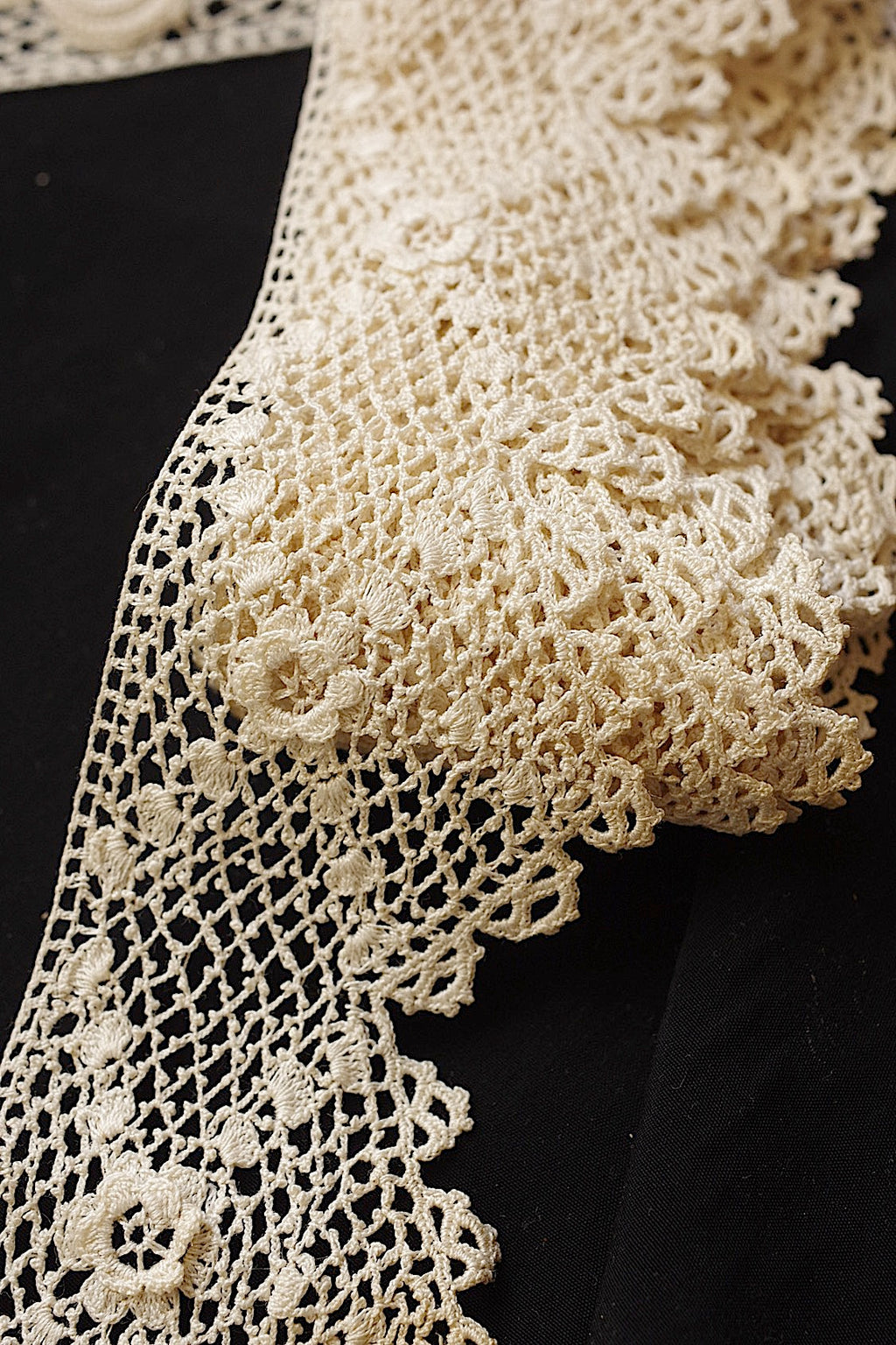 Dentelle ancienne dentelle ancienne dentelle au crochet 197cm 136cm