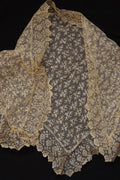 Tissu châle dentelle ancienne ancienne