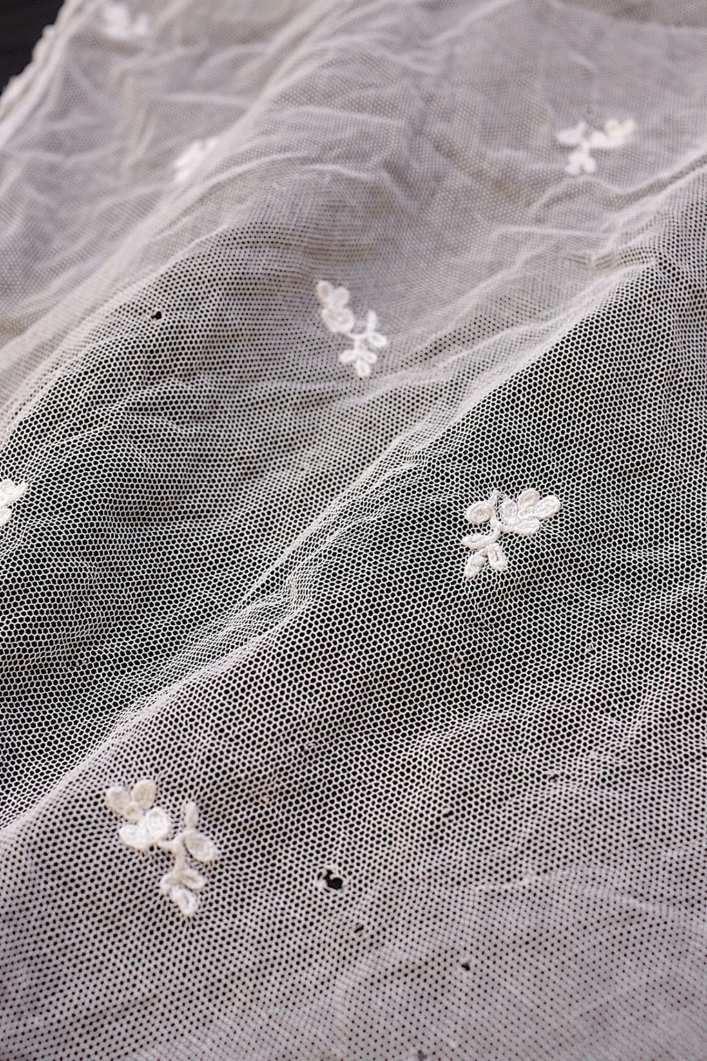 Tissu dentelle ancienne dentelle ancienne voile