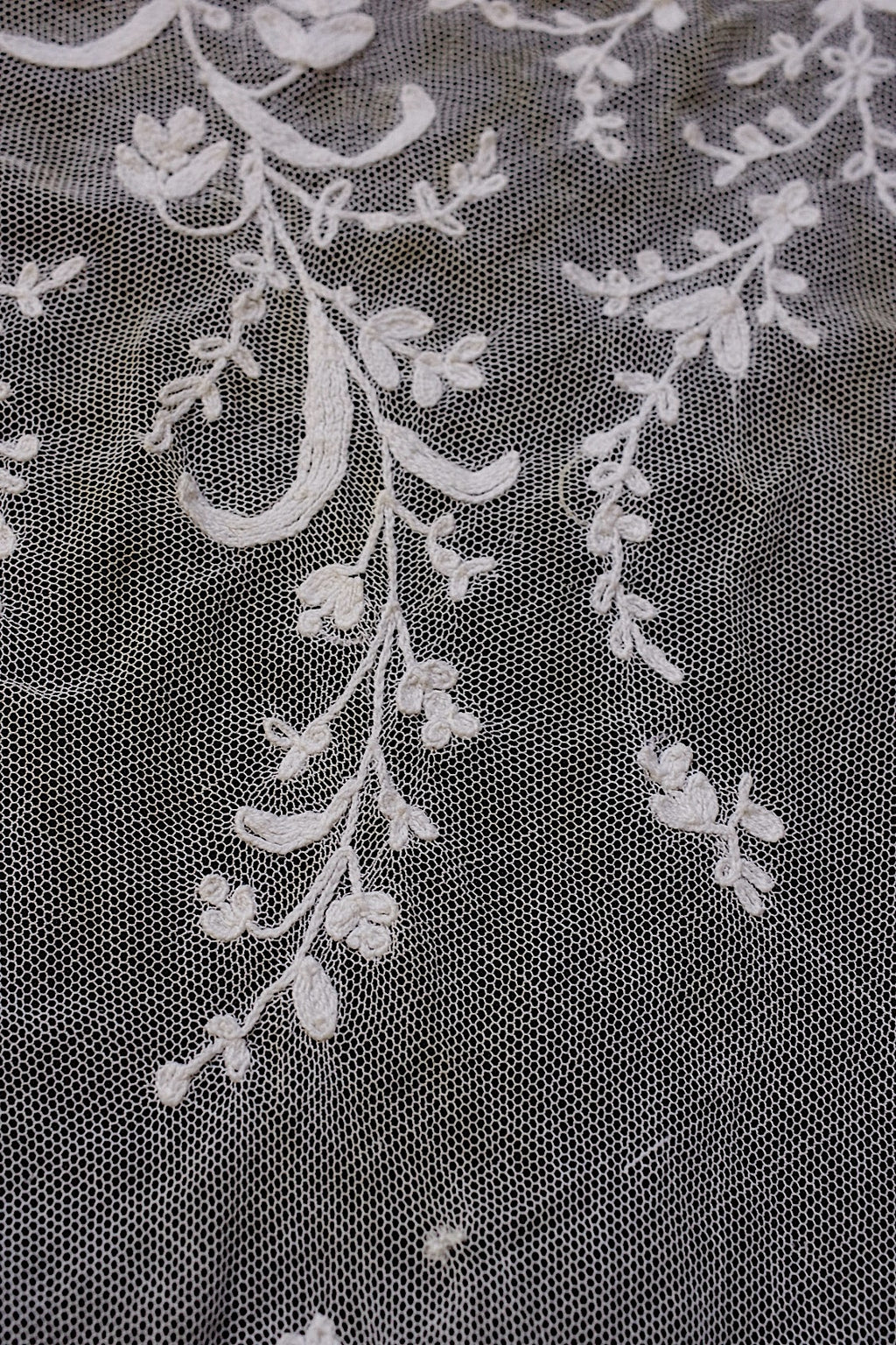 Tissu dentelle ancienne dentelle ancienne voile