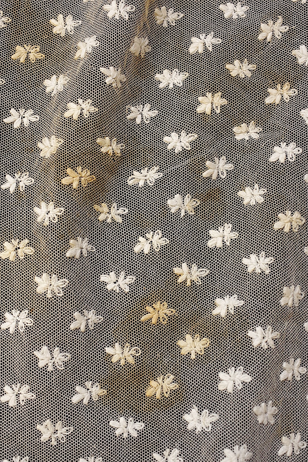 Tissu dentelle ancienne dentelle ancienne voile