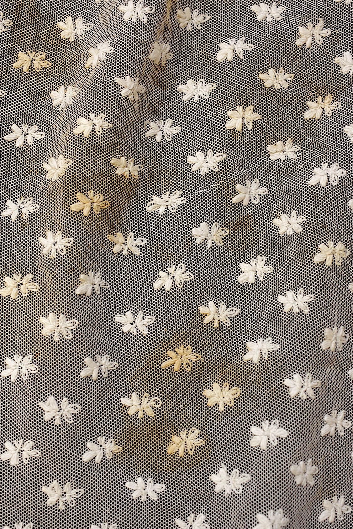 Tissu dentelle ancienne dentelle ancienne voile