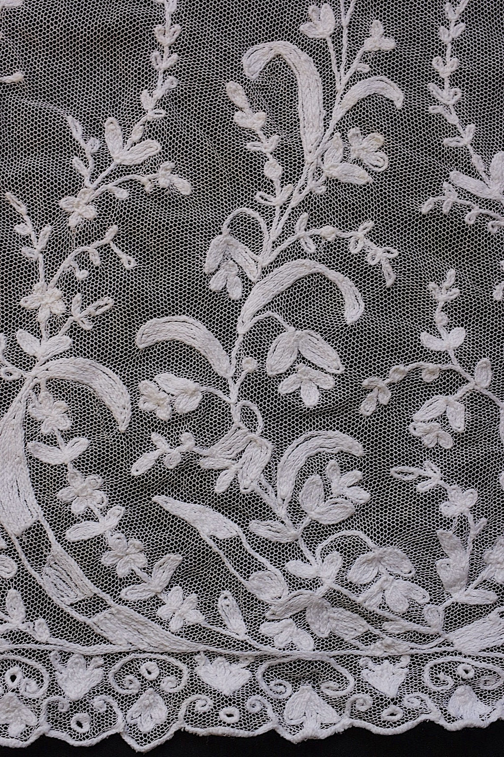 Tissu dentelle ancienne dentelle ancienne voile