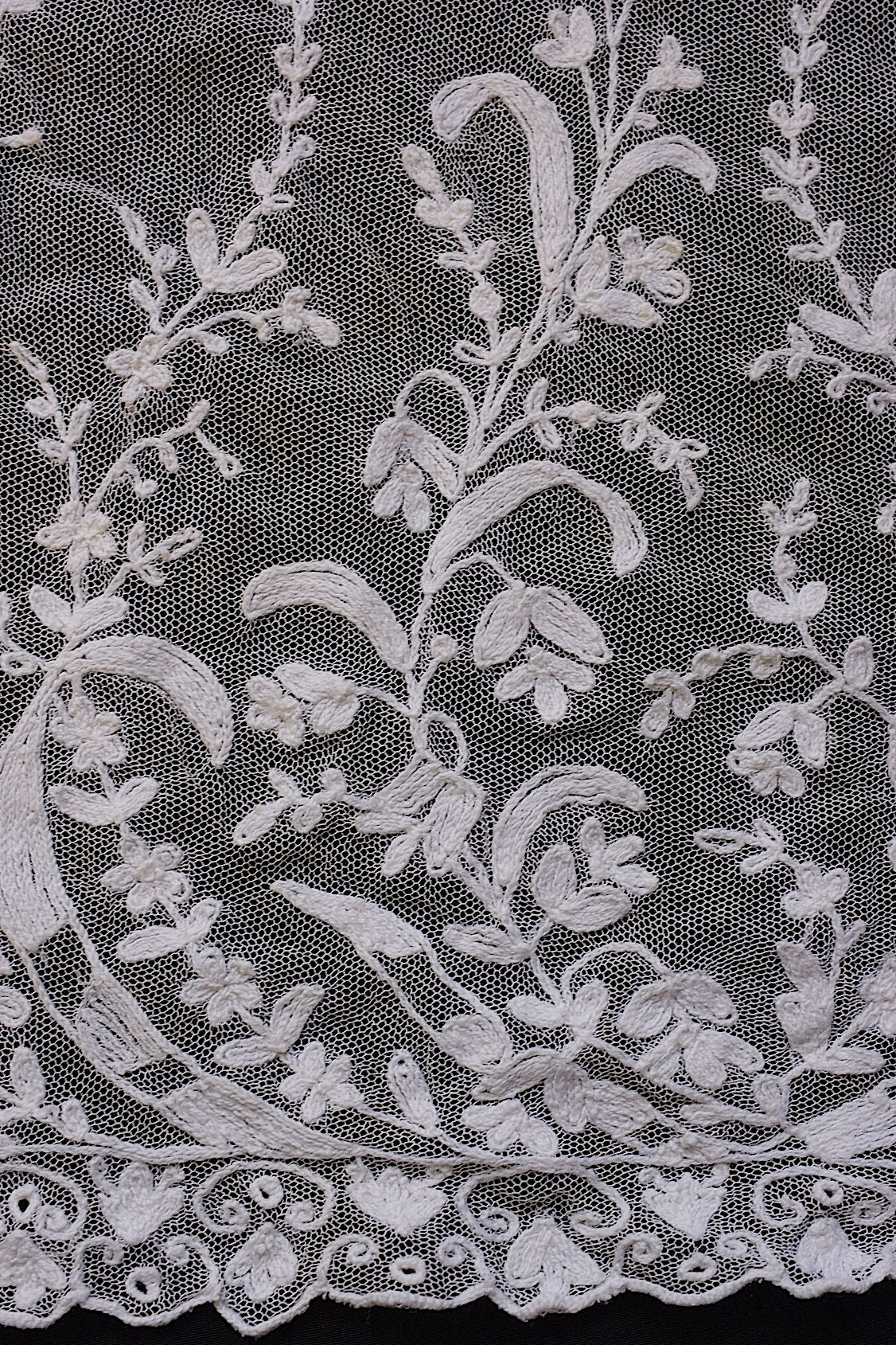 Tissu dentelle ancienne dentelle ancienne voile