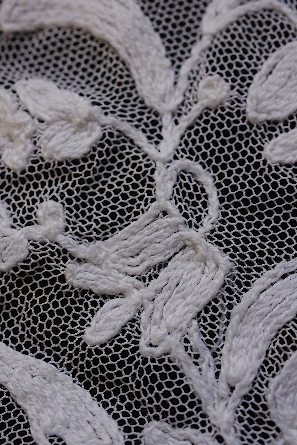 Tissu dentelle ancienne dentelle ancienne voile