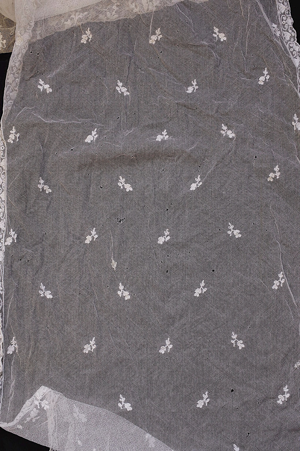 Tissu dentelle ancienne dentelle ancienne voile