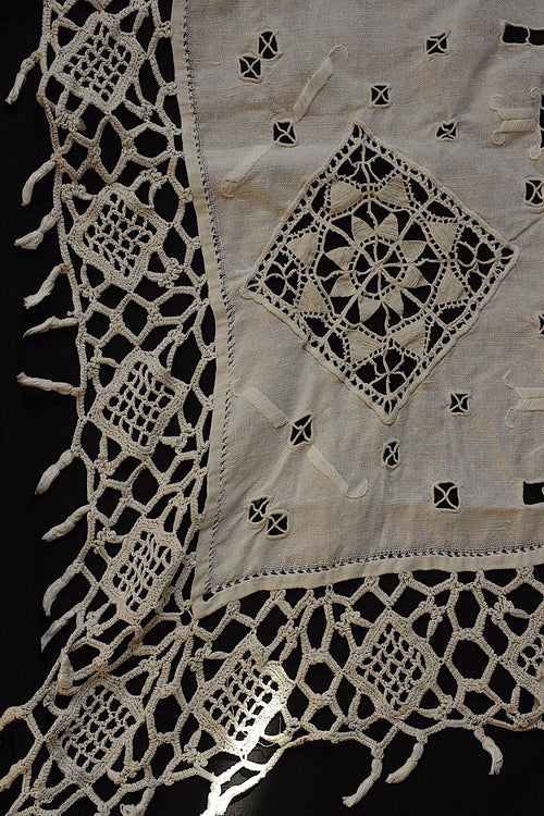 Ancienne dentelle dentelle ancienne croix