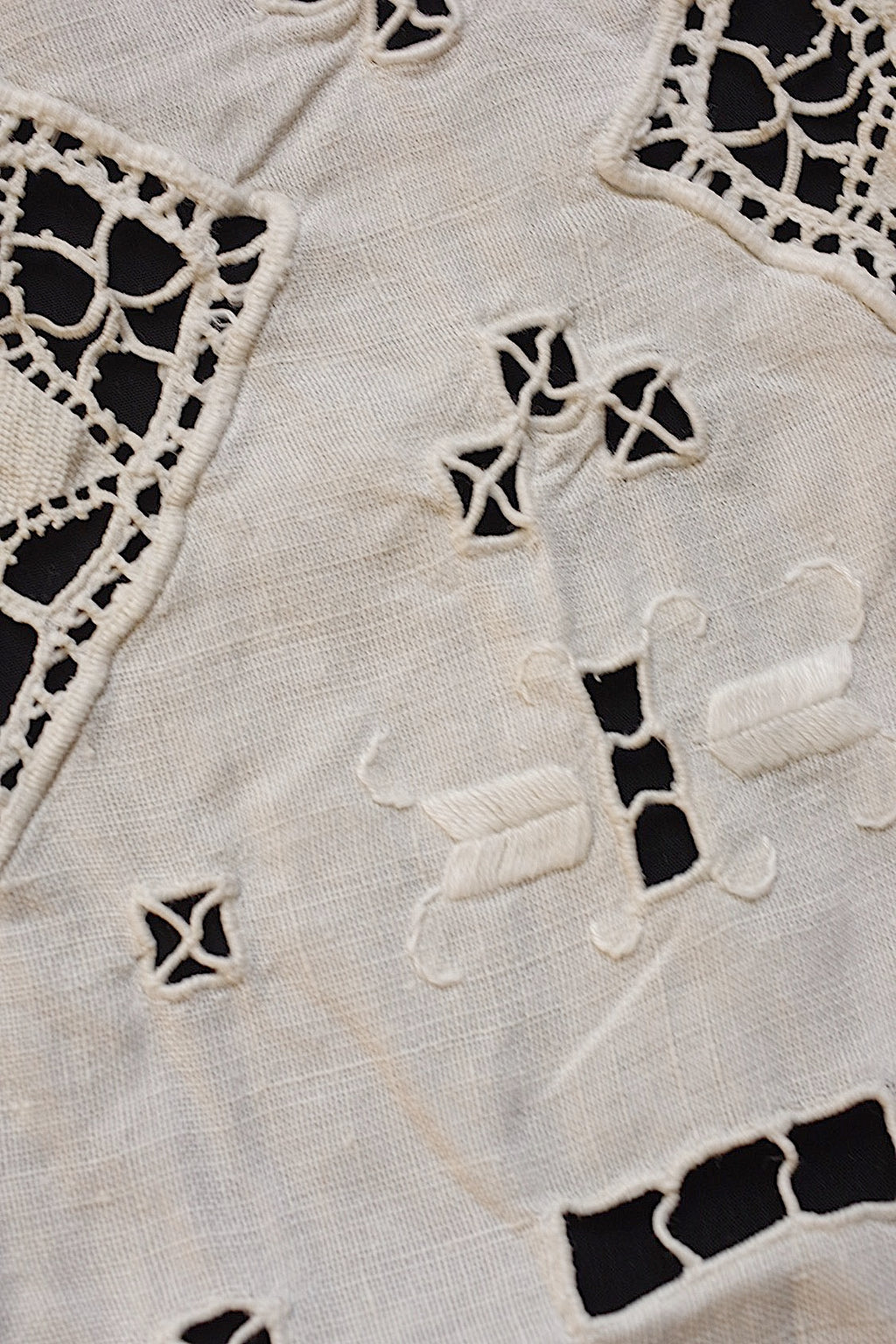 Ancienne dentelle dentelle ancienne croix