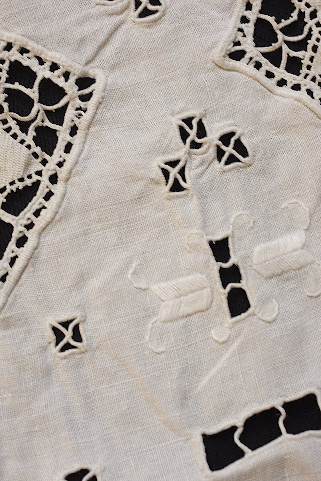 Ancienne dentelle dentelle ancienne croix