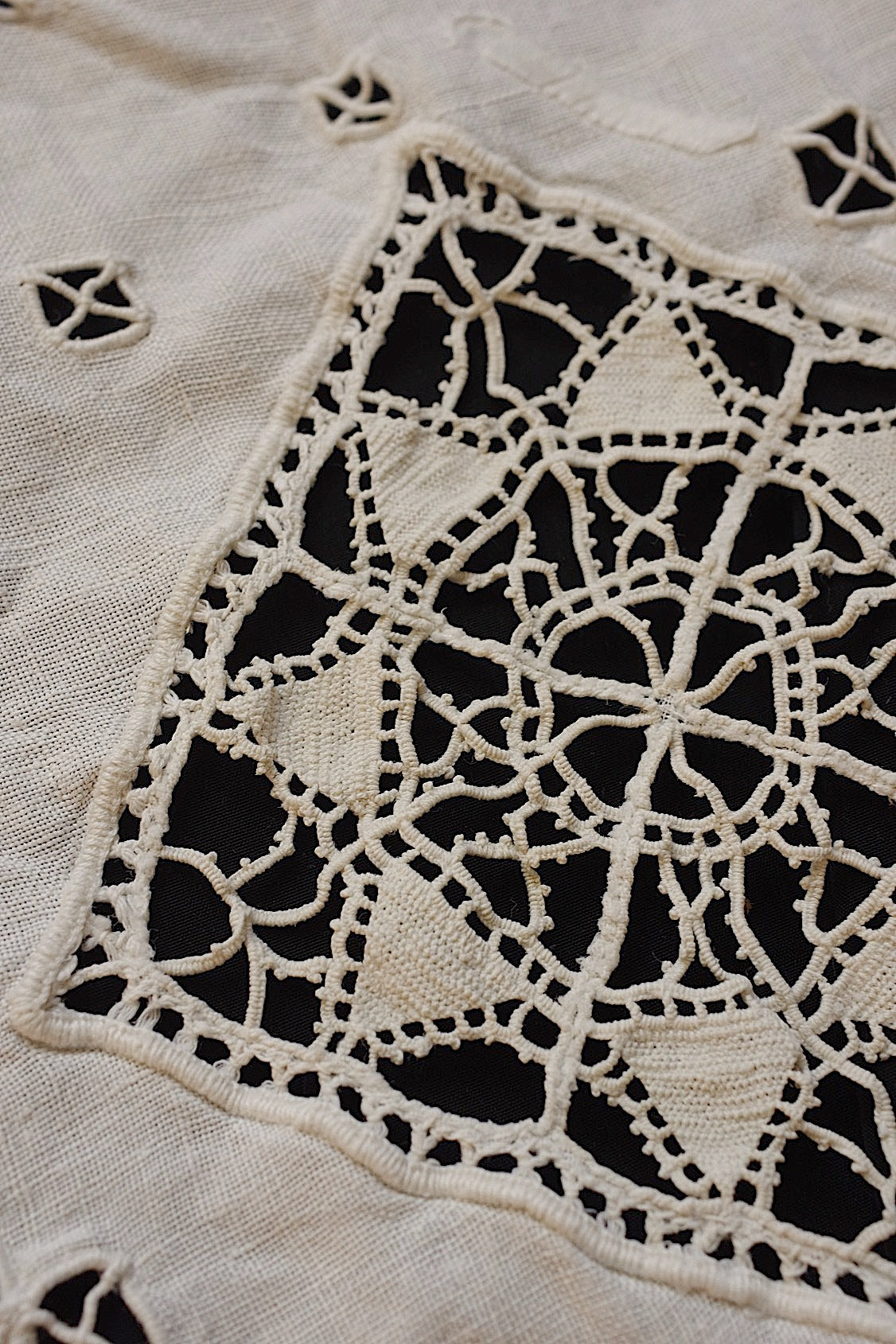 Ancienne dentelle dentelle ancienne croix